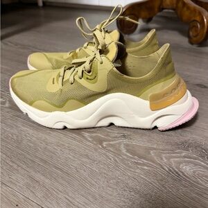 Sorel Women's Sneakers in Olive and Cream